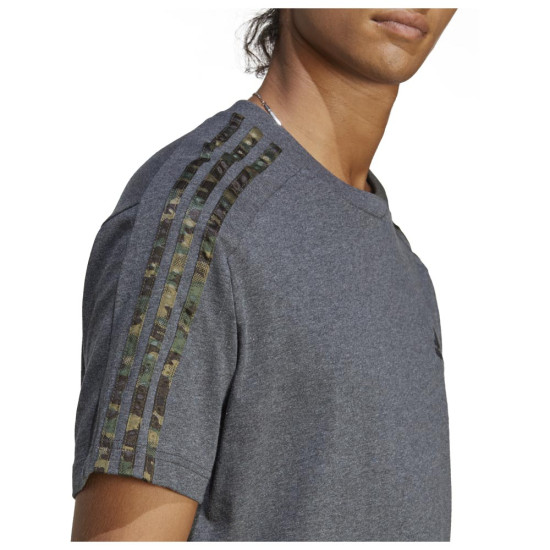 Adidas Ανδρική κοντομάνικη μπλούζα Essentials Single Jersey 3-Stripes Tee Adidas Ανδρική κοντομάνικη μπλούζα Essentials Single Jersey 3-Stripes Tee